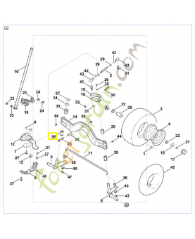 Coussinet 6165-763-3011. Pièce détachée Stihl / Vicking