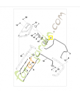 Fixation de roue 6364-704-2701. Pièce détachée Stihl / Vicking