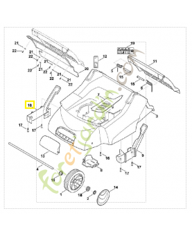 Recouvrement 6290-706-0727. Pièce détachée Stihl / Vicking