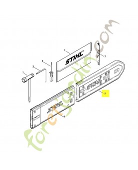 Protège-chaîne Stihl ref. 0000-792-9129