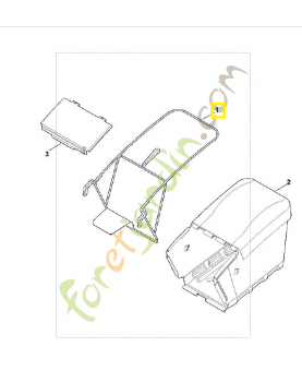 Châssis 6378-700-3101. Pièce détachée Stihl / Vicking