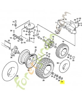 Rondelle securite 3/4