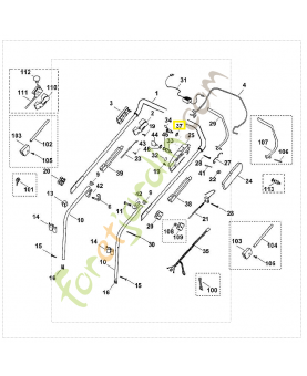 Joint torique 17x3 9645-945-7588. Pièce de rechange Sithl / Vicking