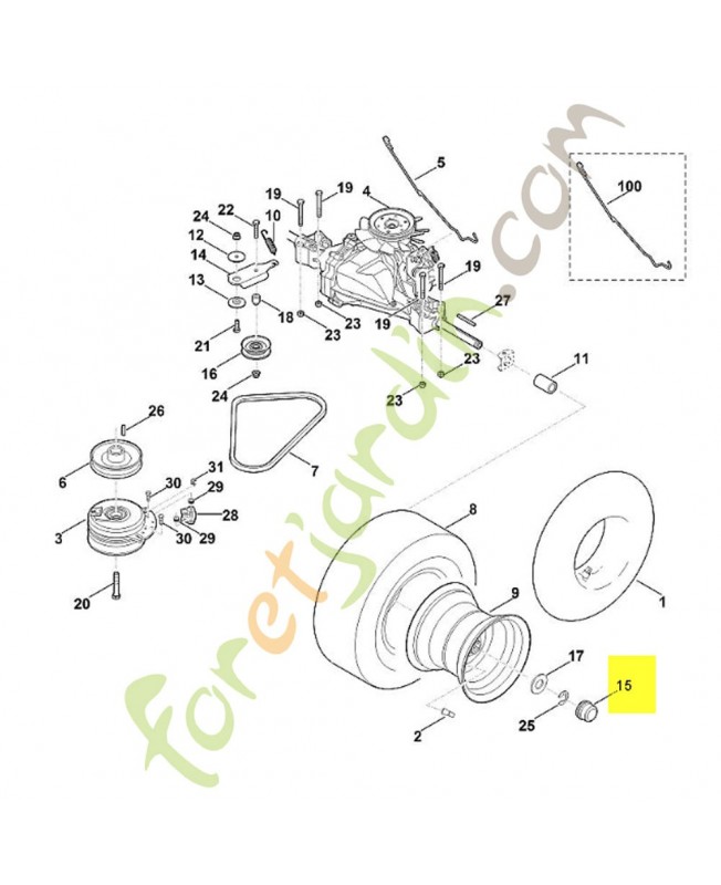 Capuchon 6170-708-7420. Pièce de rechange Sithl / Vicking