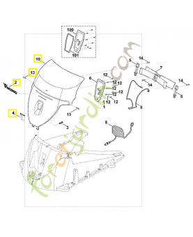 Recouvrement 6385-706-0701. Pièce de rechange Sithl / Vicking