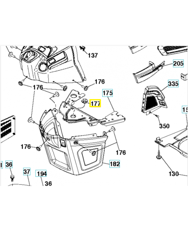 Douille de direction 532195228. Pièce de rechange Husqvarna Douille de direction 532195228. Pièce de rechange Husqvarna