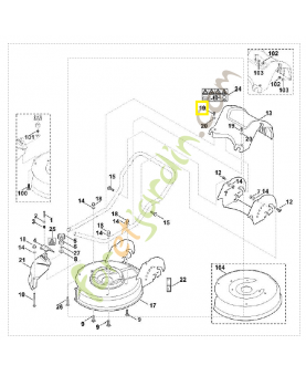 Vis cylindrique is-d5x20 9075-478-4137. Pièce de rechange Sithl / Vicking