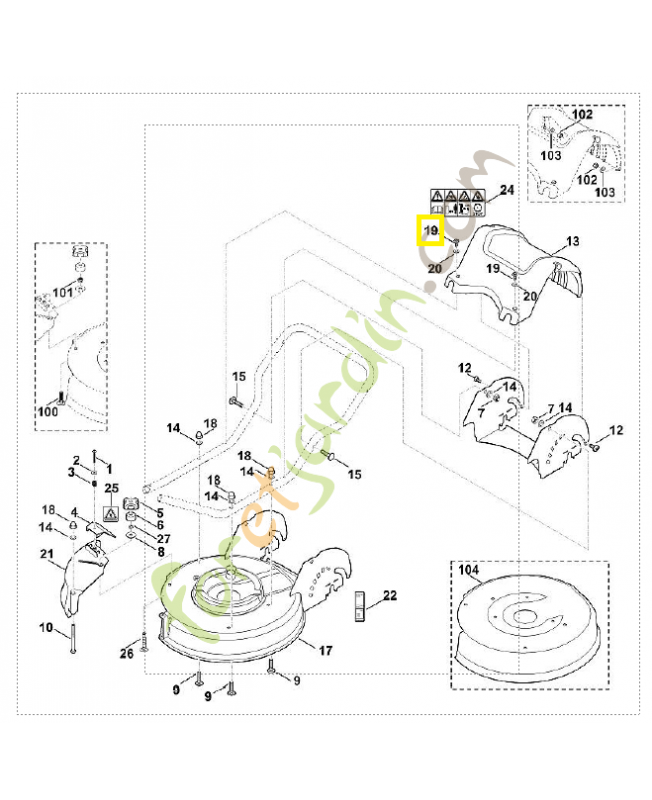 Vis cylindrique is-d5x20 9075-478-4137. Pièce de rechange Sithl / Vicking