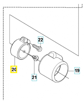 Couvercle 574509101. Pièce de rechange Husqvarna