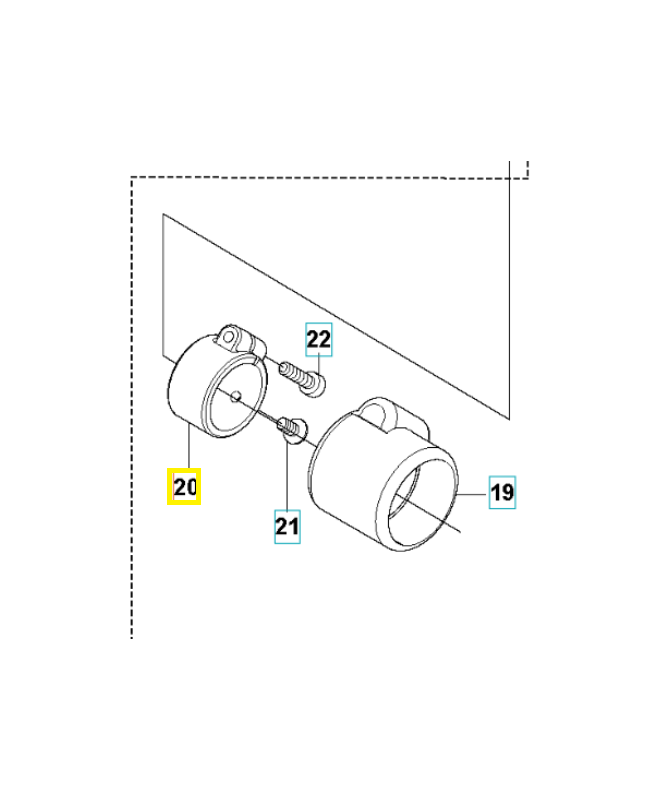 Couvercle 574509101. Pièce de rechange Husqvarna