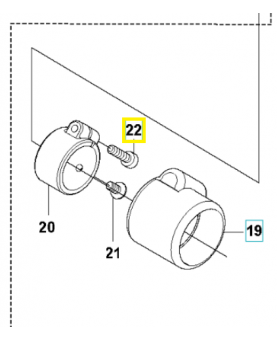 Boulon 506689001. Pièce de rechange Husqvarna