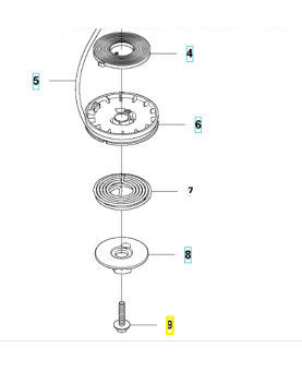 vis itxsct 577226103. Pièce de rechange Husqvarna