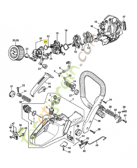 Anneau de joint 1140-149-0400. Pièce détachée Stihl / Vicking