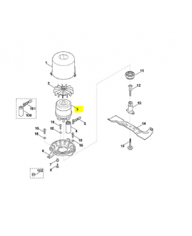Moteur électrique Stihl ref. 6340-600-0204