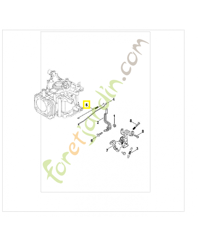Ressort 0002-104-2101. Pièce de rechange Sithl / Vicking Ressort 0002-104-2101. Pièce de rechange Sithl / Vicking