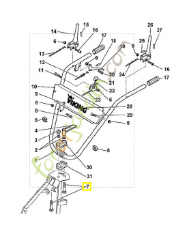 Vis m 12x80 9027-068-3120. Pièce de rechange Sithl / Vicking