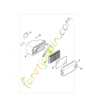Cartouche de filtre 0002-124-1300. Pièce de rechange Sithl / Vicking