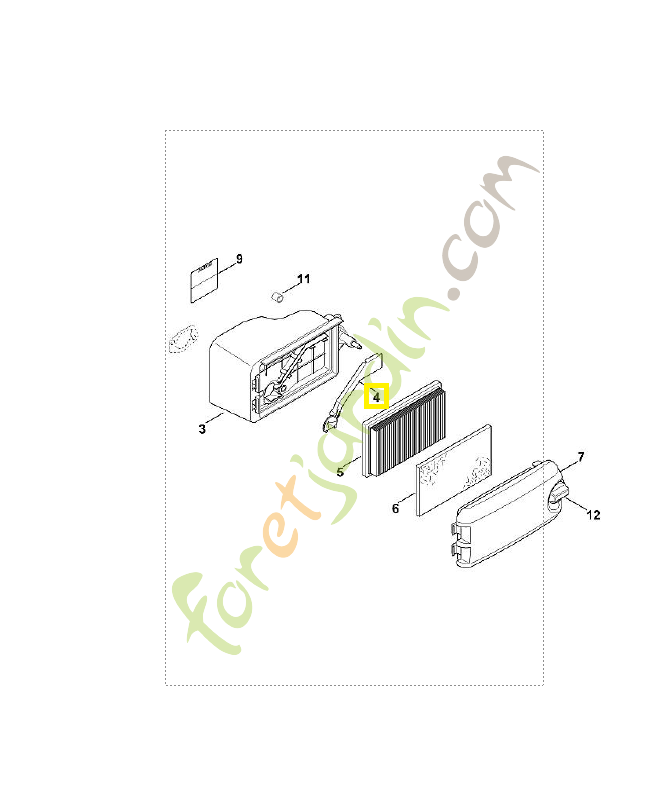 Cartouche de filtre 0002-124-1300. Pièce de rechange Sithl / Vicking Cartouche de filtre 0002-124-1300. Pièce de rechange Sithl / Vicking