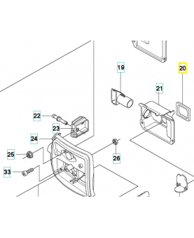 Joint 537309301. Pièce de rechange Husqvarna