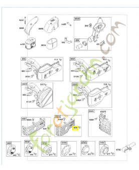 691147 Vis 0003-000-0722. Pièce de rechange pour moteur thermique Briggs et Straton