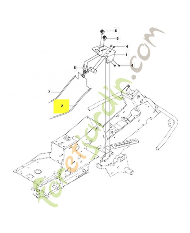 Cable Husqvarna ref. 544301706