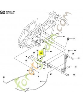Ressort Husqvarna ref. 574377801