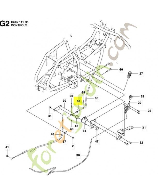 Ressort Husqvarna ref. 574377801