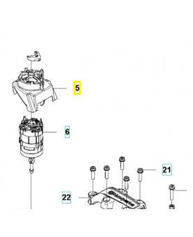 Déflecteur d'air 582341402. Pièce détachée Husqvarna