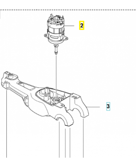 Moteur 588225803. Pièce détachée Husqvarna