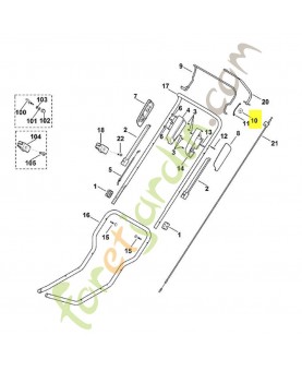 Poulie 6101-704-4700. Pièce de rechange Sithl / Vicking