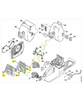 Filtre a air 1125-120-1612 . Pièce détachée Stihl / Vicking