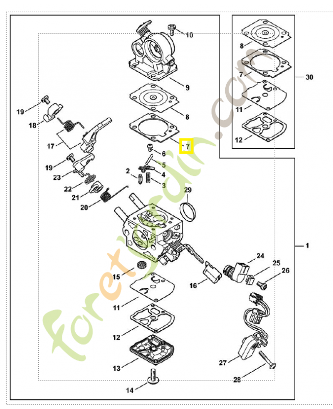 Joint de réglage 1140-129-0900. Pièce détachée Stihl / Vicking Joint de réglage 1140-129-0900. Pièce détachée Stihl / Vicking