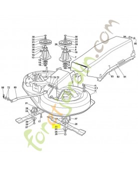Lame gauche mt 545/585 46cm