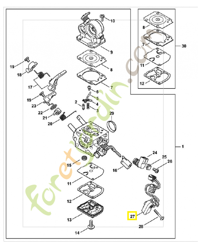 Appareil de distribution 1140-430-1000. Pièce de rechange Sithl / Vicking Appareil de distribution 1140-430-1000. Pièce de rechange Sithl / Vicking