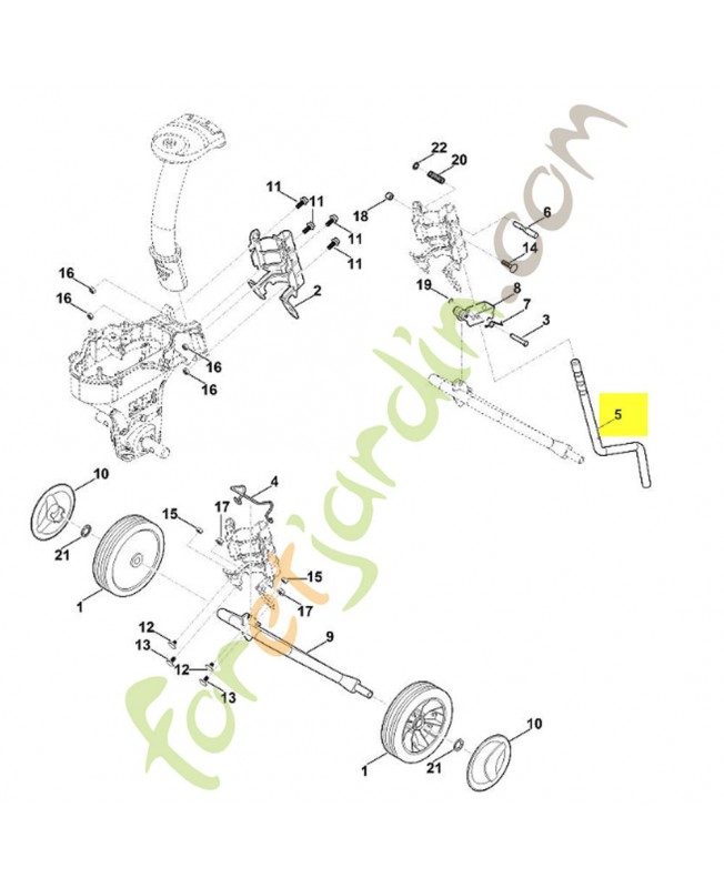 Eperon de terrage Stihl ref. 6241-716-1401