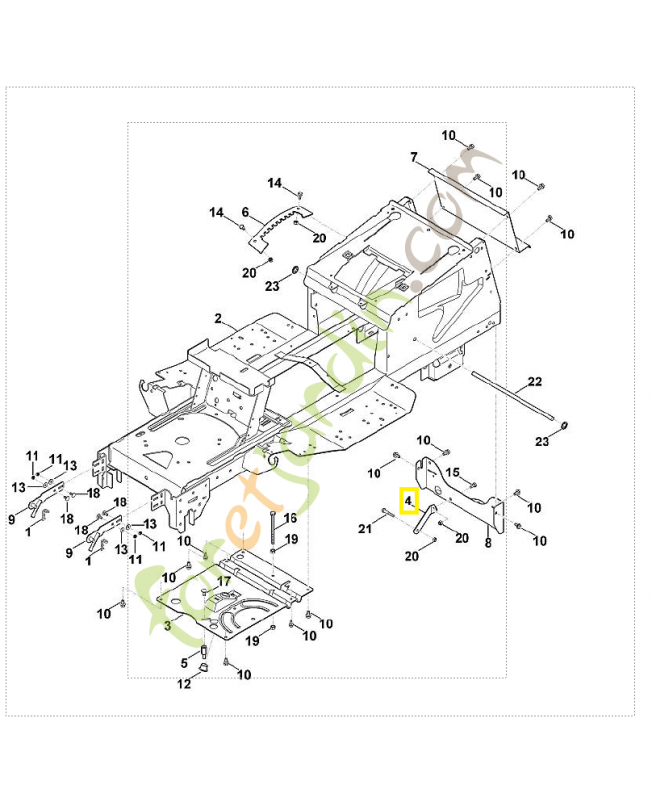 Support 6165-704-2700. Pièce de rechange Sithl / Vicking Support 6165-704-2700. Pièce de rechange Sithl / Vicking
