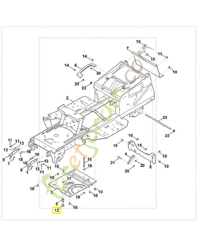 Douille a collet 9533-003-9246. Pièce de rechange Sithl / Vicking