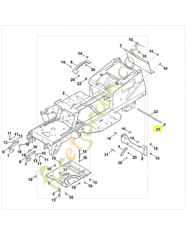 Attache rapide d12x25x2,4 9991-003-1125. Pièce de rechange Sithl / Vicking Attache rapide d12x25x2,4 9991-003-1125. Pièce de rechange Sithl / Vicking