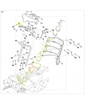 Console 6170-703-6200. Pièce détachée Stihl / Vicking