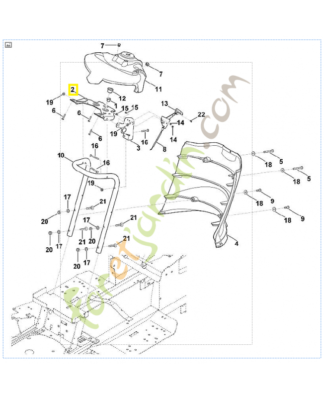 Console 6170-703-6200. Pièce détachée Stihl / Vicking Console 6170-703-6200. Pièce détachée Stihl / Vicking
