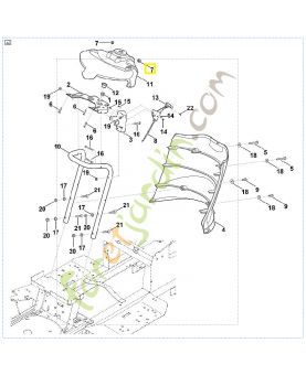 Bouchon 9302-929-0500. Pièce détachée Stihl / Vicking