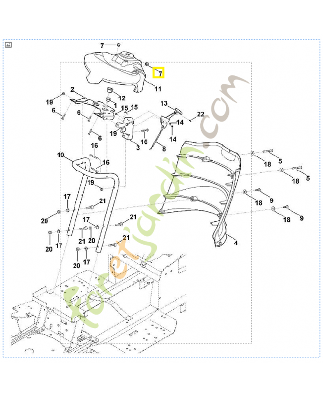 Bouchon 9302-929-0500. Pièce détachée Stihl / Vicking Bouchon 9302-929-0500. Pièce détachée Stihl / Vicking
