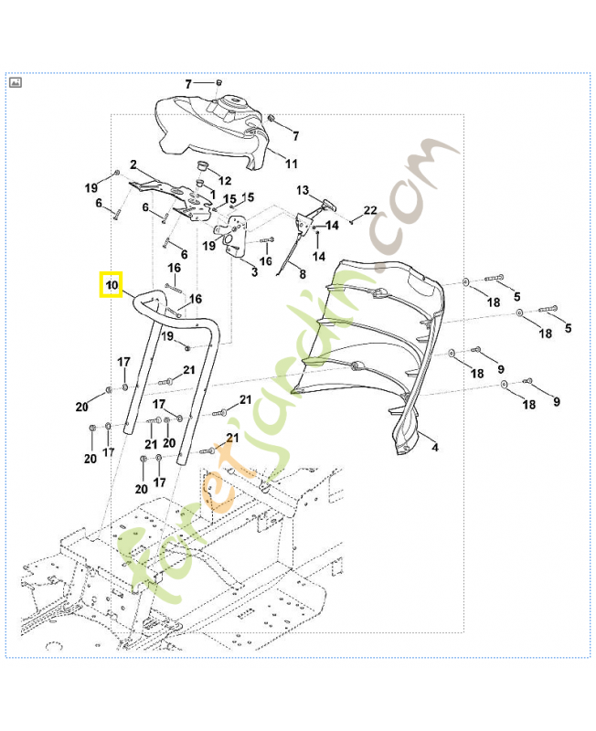 Support 6165-703-8500. Pièce de rechange Sithl / Vicking Support 6165-703-8500. Pièce de rechange Sithl / Vicking