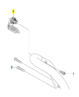 Amortisseur 522951508. Pièce détachée Husqvarna