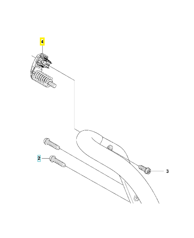 Amortisseur 522951508. Pièce détachée Husqvarna