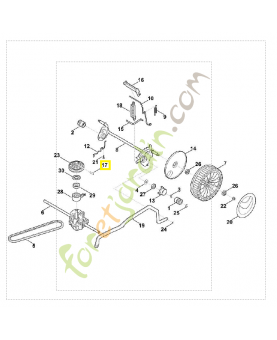 Goupille élastique 9380-620-2620. Pièce de rechange Sithl / Vicking
