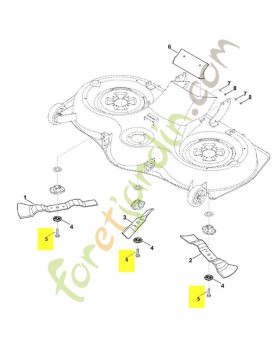 Vis a six pans m10x1x35 9010-345-2430. Pièce de rechange Sithl / Vicking