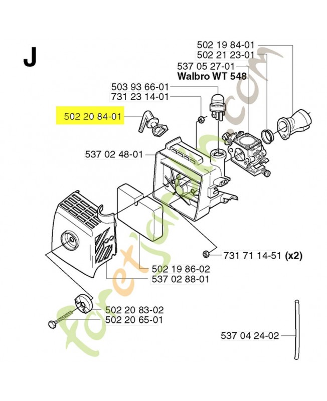 Commande starter 502208401