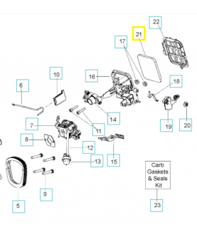 Filtre 585315701. Pièce détachée Husqvarna