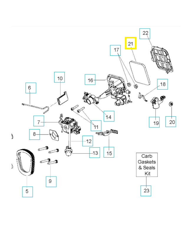 Filtre 585315701. Pièce détachée Husqvarna